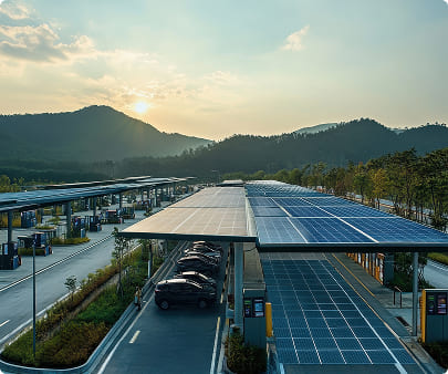 Parque fotovoltaico y puntos de recarga vehículo eléctrico - Grupo Luna